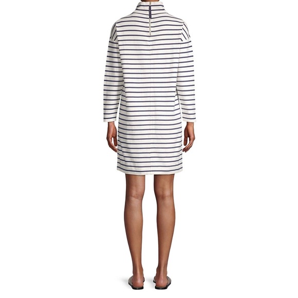 Vineyard Vines Striped Funnelneck Cotton Dress - Picture 5 of 10